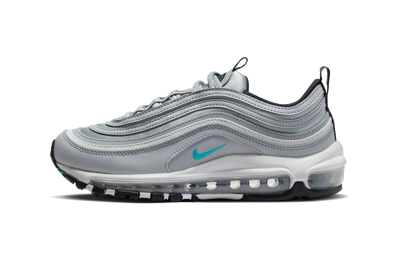 Nike Air Max 97 Aqua Greyscale Sneaker Trainers Footwear Shoes Just Do It Swoosh Official Imagery 