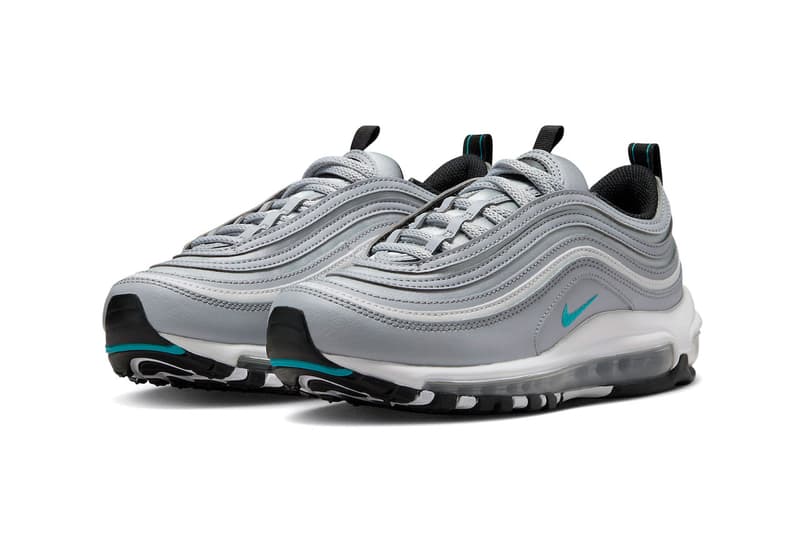 Nike Air Max 97 Aqua Greyscale Sneaker Trainers Footwear Shoes Just Do It Swoosh Official Imagery 