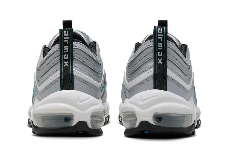 Nike Air Max 97 Aqua Greyscale Sneaker Trainers Footwear Shoes Just Do It Swoosh Official Imagery 