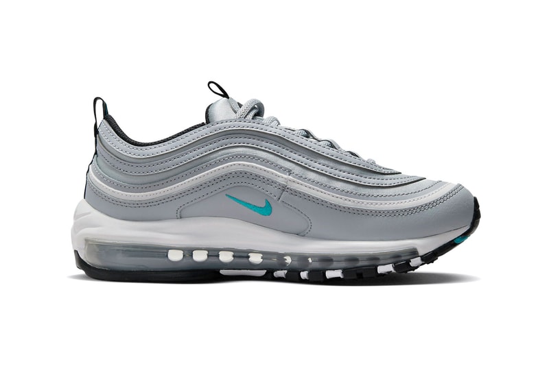 Nike Air Max 97 Aqua Greyscale Sneaker Trainers Footwear Shoes Just Do It Swoosh Official Imagery 