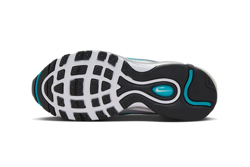 Nike Air Max 97 Aqua Greyscale Sneaker Trainers Footwear Shoes Just Do It Swoosh Official Imagery 