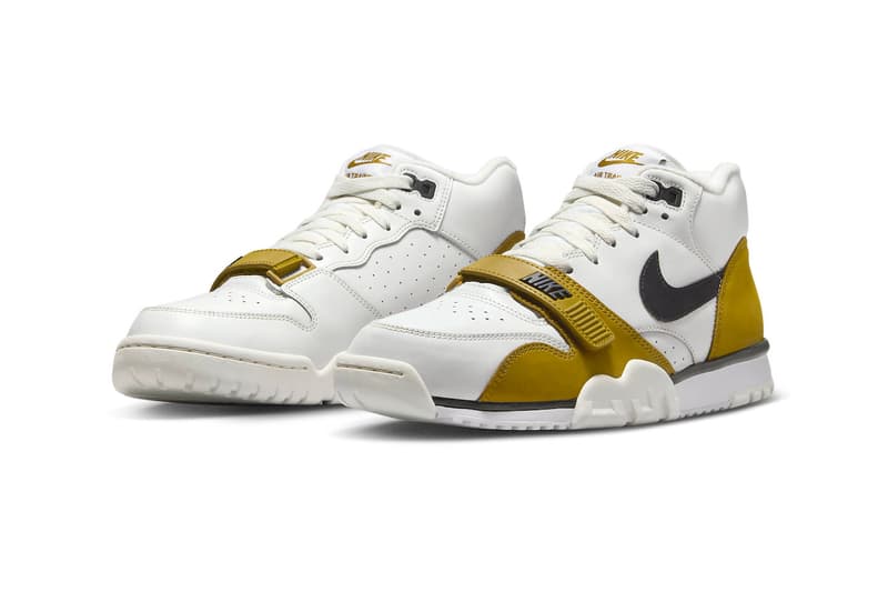 Nike Air Trainer 1 Surfaces in "White/Wheat Brown" FQ8225-100 fall 2023 sneakers shoes retro swoosh basic shoes staple shoes original nike