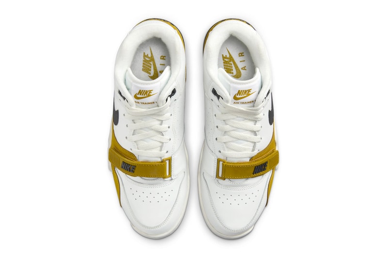 Nike Air Trainer 1 Surfaces in "White/Wheat Brown" FQ8225-100 fall 2023 sneakers shoes retro swoosh basic shoes staple shoes original nike
