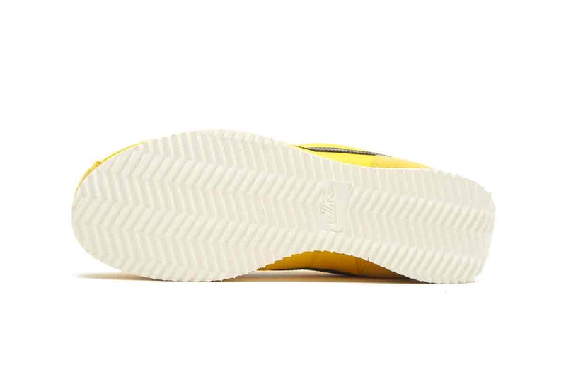 Channel Your Inner Bruce Lee With the Nike Cortez "Yellow/Black" uma thurman kung fu yellow sneakers shoes black and yellow clot nike clotez bruce lee