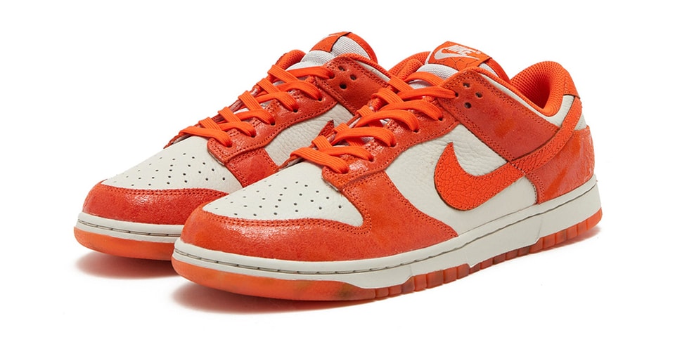 The Nike Dunk Low "Syracuse" Is Reworked With Cracked Leather