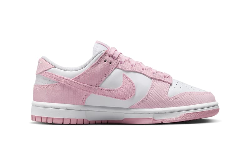 Nike Dunk Low Pink Corduroy FN7167-100 Release Info date store list buying guide photos price