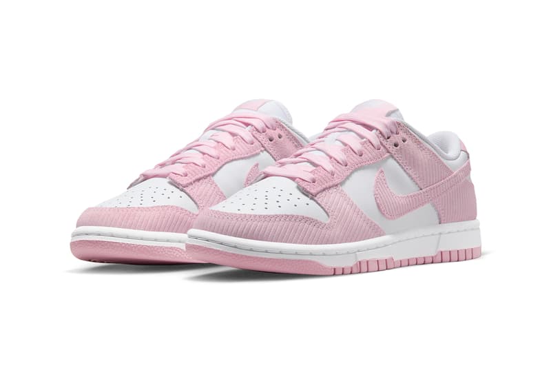 Nike Dunk Low Pink Corduroy FN7167-100 Release Info date store list buying guide photos price
