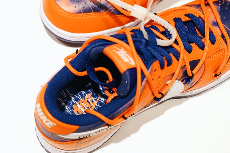 the Nike Dunk Low Virgil Abloh Futura Laboratories sothebys auction eight pairs release date info store list buying guide photos 