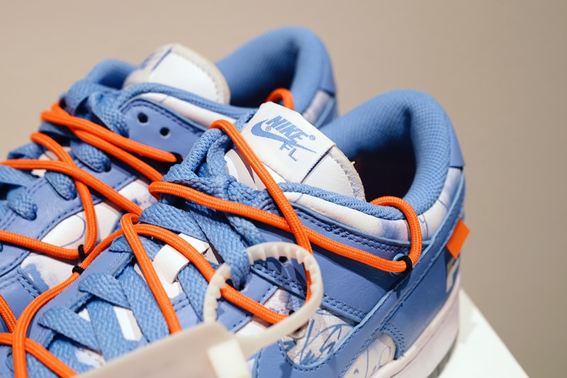 the Nike Dunk Low Virgil Abloh Futura Laboratories sothebys auction eight pairs release date info store list buying guide photos 