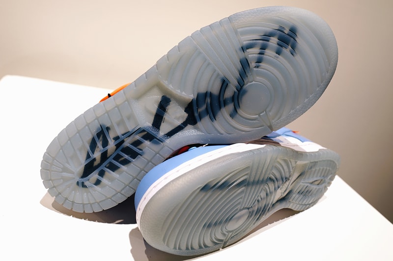 the Nike Dunk Low Virgil Abloh Futura Laboratories sothebys auction eight pairs release date info store list buying guide photos 