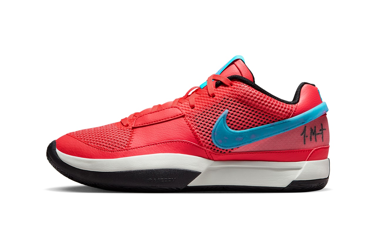 nike ja 1 red blue white release date info store list buying guide photos price DR8785-800 ember glow