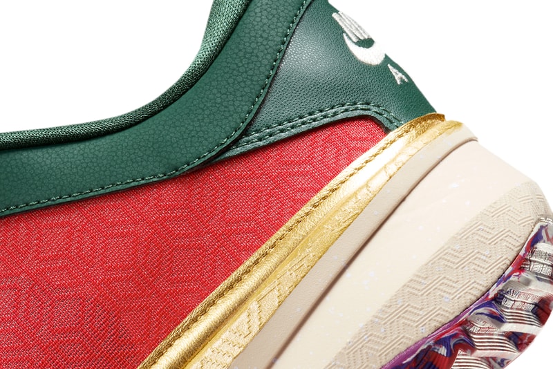First Look at the Nike Zoom Freak 5 "Gym Red/Metallic Gold" DZ2944-600 nba basketball shoe Giannis Antetokounmpo greek freak milwaukee bucks playoffs