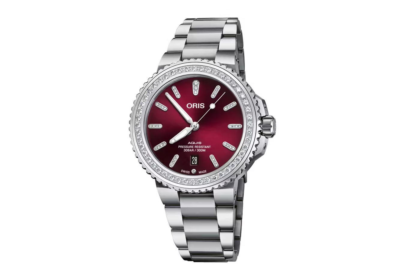 Oris Reveals New Aquis Date Diamonds Timepiece Watches