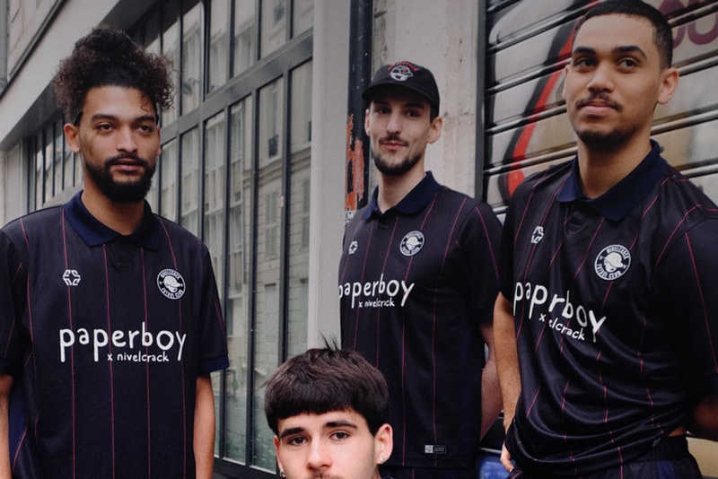 PaperBoy Paris Nivelcrack Football Kit Collaboration Soccer Sports Cristiano Ronaldo Lionel Messi Erling Haaland Manchester City