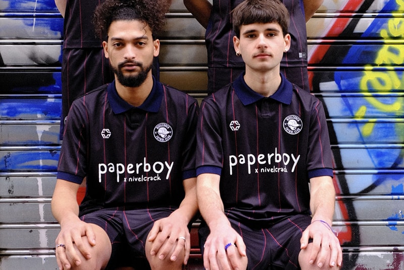 PaperBoy Paris Nivelcrack Football Kit Collaboration Soccer Sports Cristiano Ronaldo Lionel Messi Erling Haaland Manchester City
