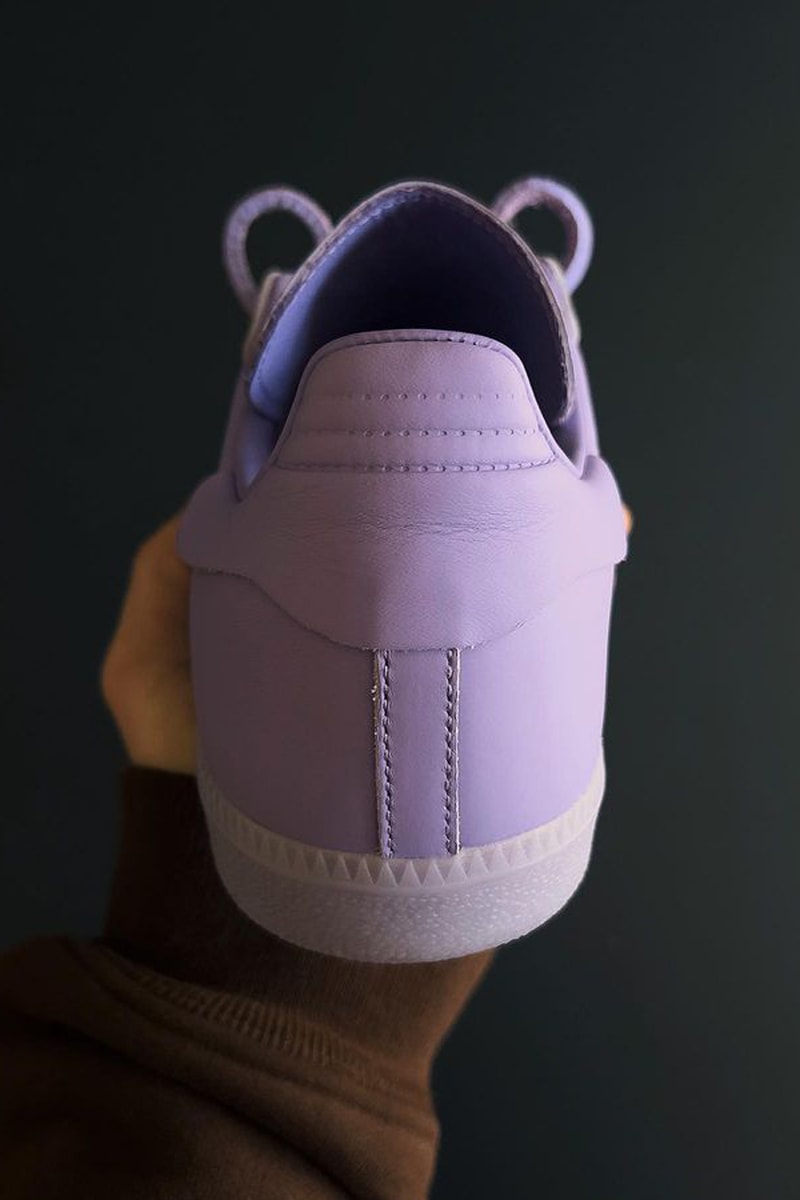 Pharrell adidas Humanrace Samba Lilac Release Info date store list buying guide photos price