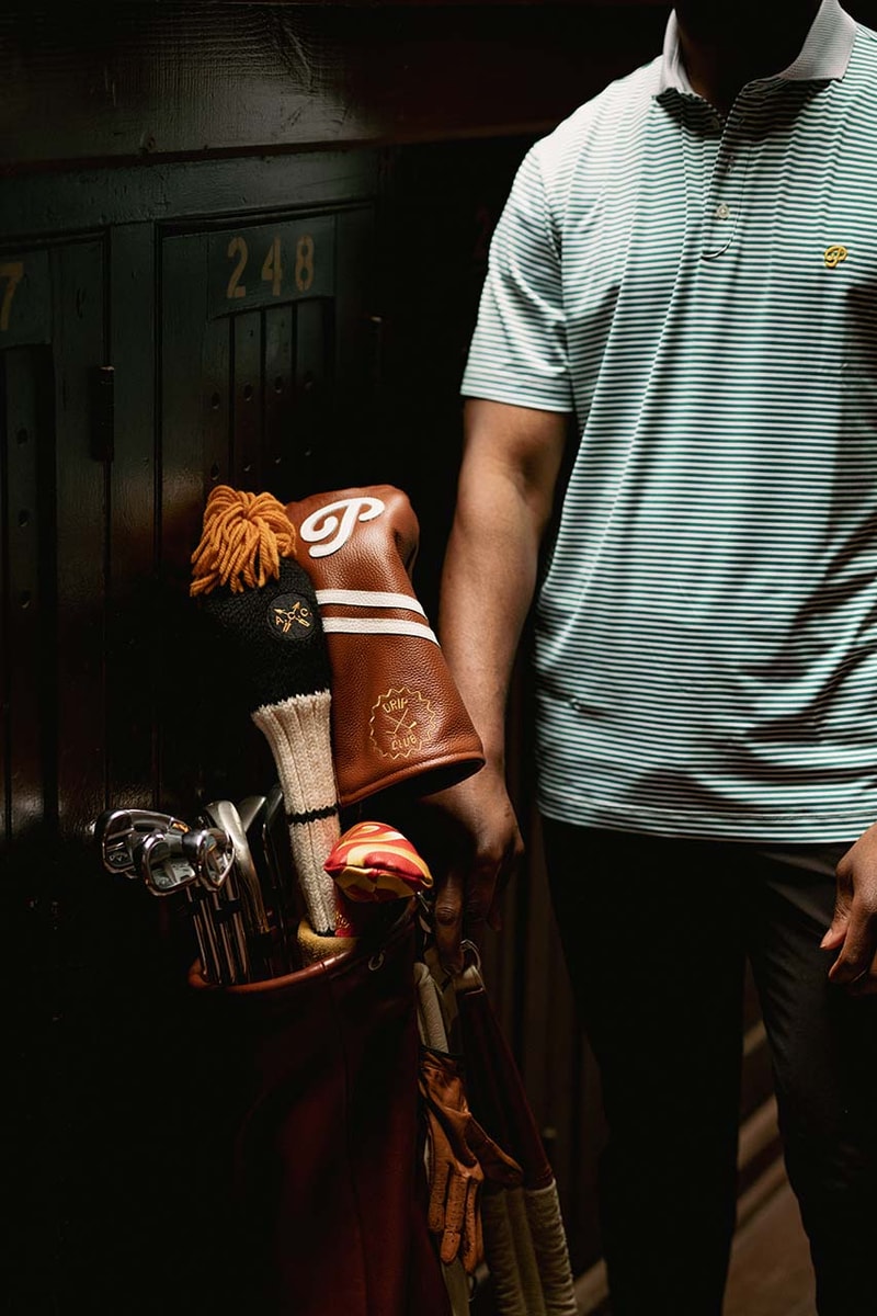 public drip golf ss23 collection fashion apparel style polo shirt pants sweater hat cardigan 