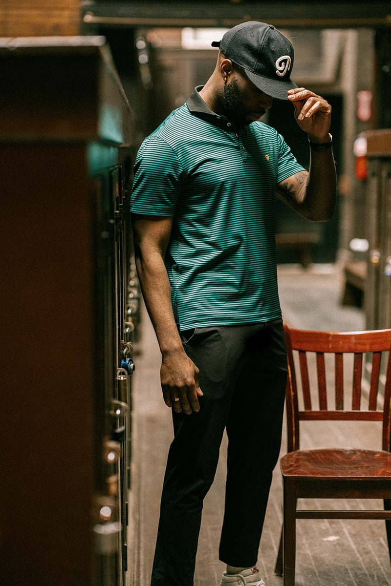 public drip golf ss23 collection fashion apparel style polo shirt pants sweater hat cardigan 