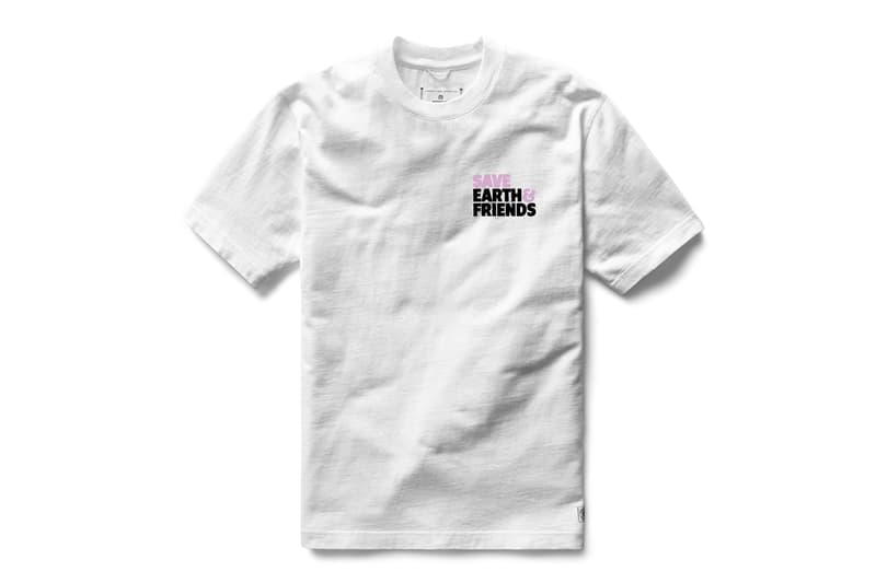 Reigning Champ Teams Up with Face Oka for Earth Day Collection pink cat graphic tee nalgene bottle release info date price