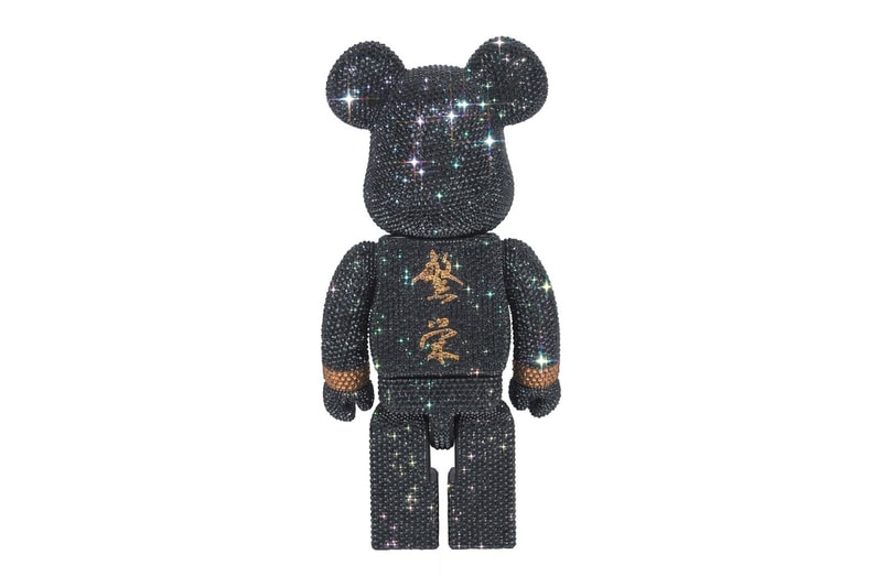 Medicom Toy BE@RBRICK 2G Tokyo mastermind Japan black rhinestone gold release info date price