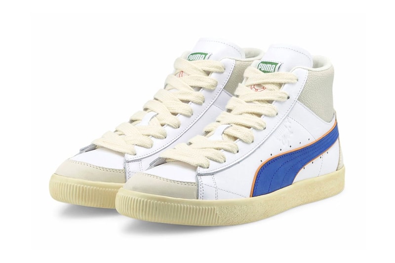 Rhuigi Villasenor Puma Clyde b boy white grey blue yellow 19 91 50 years of hip hop release info date price