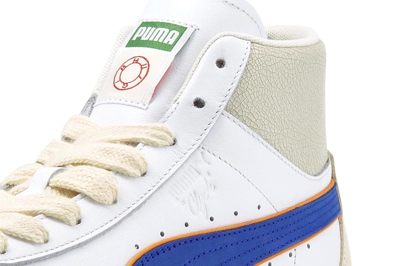 Rhuigi Villasenor Puma Clyde b boy white grey blue yellow 19 91 50 years of hip hop release info date price