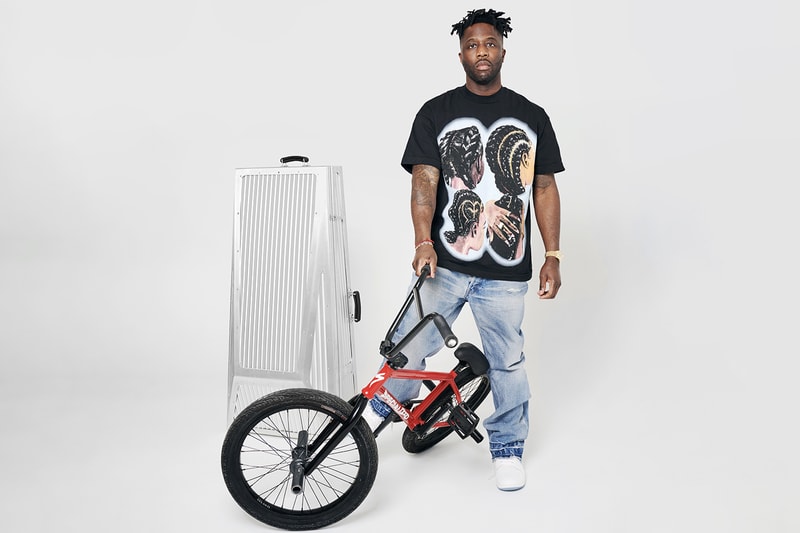 RIMOWA Unveils First-Ever Bike Case for BMX Athlete Nigel Sylvester custom coneptual piece modern sport case early 80s atelier durable aluminum contemporary travel
