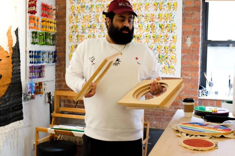 Palestinian-American Artist Sam Sundos Unveils Intricate Embroidery for "Let in Some Sky" Show