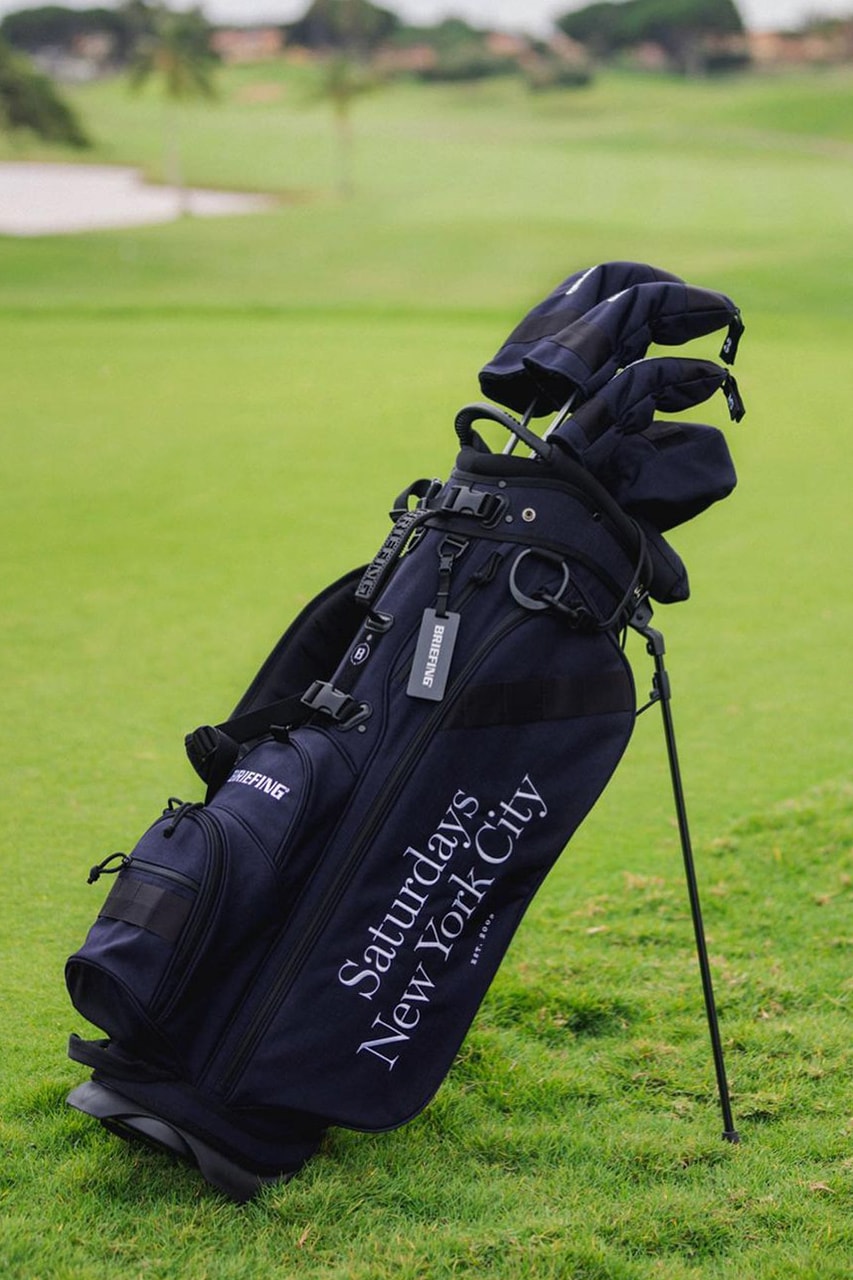 saturdays nyc briefing golf bag release date info store list buying guide photos black white 