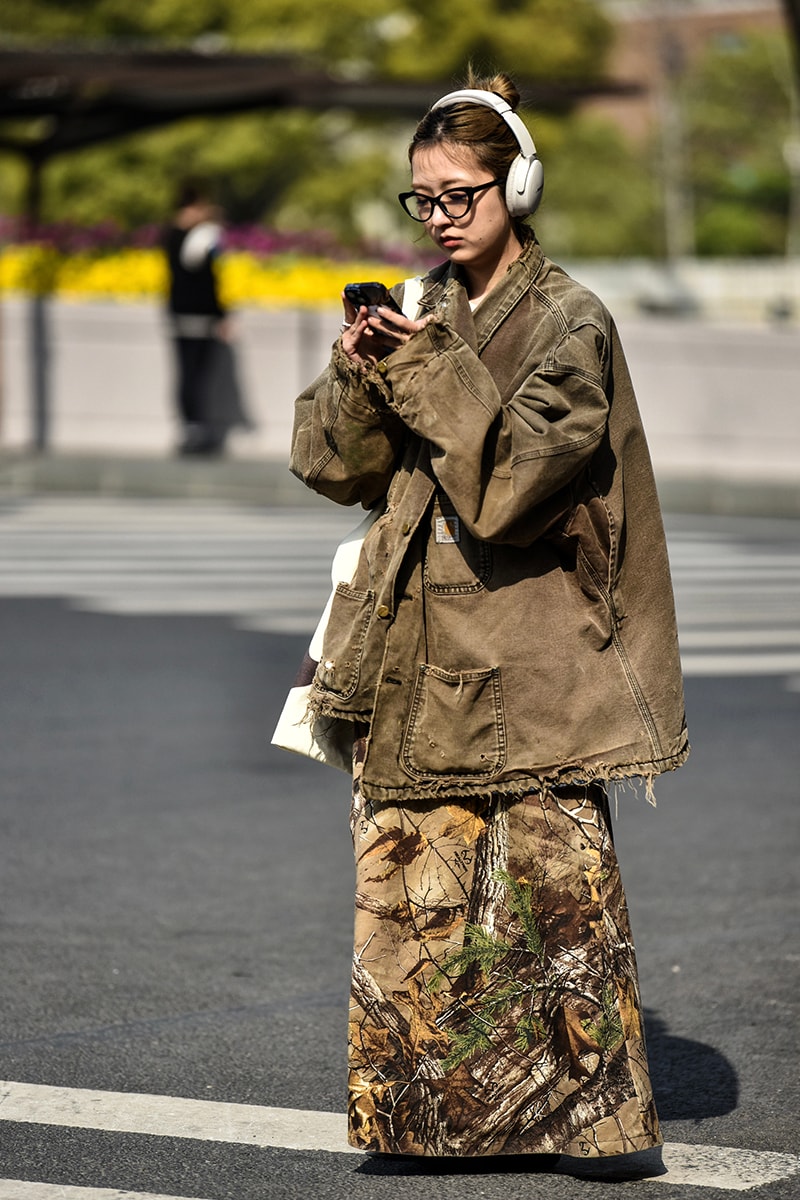 Shanghai Fashion Week FW23 Street Style looks thom browne undercover luxury brands streetwear china fashion luxury