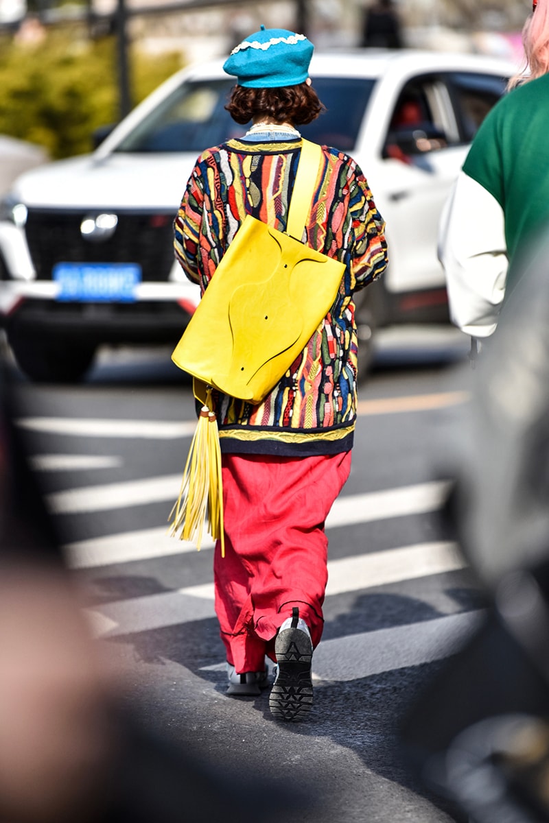 Shanghai Fashion Week FW23 Street Style looks thom browne undercover luxury brands streetwear china fashion luxury