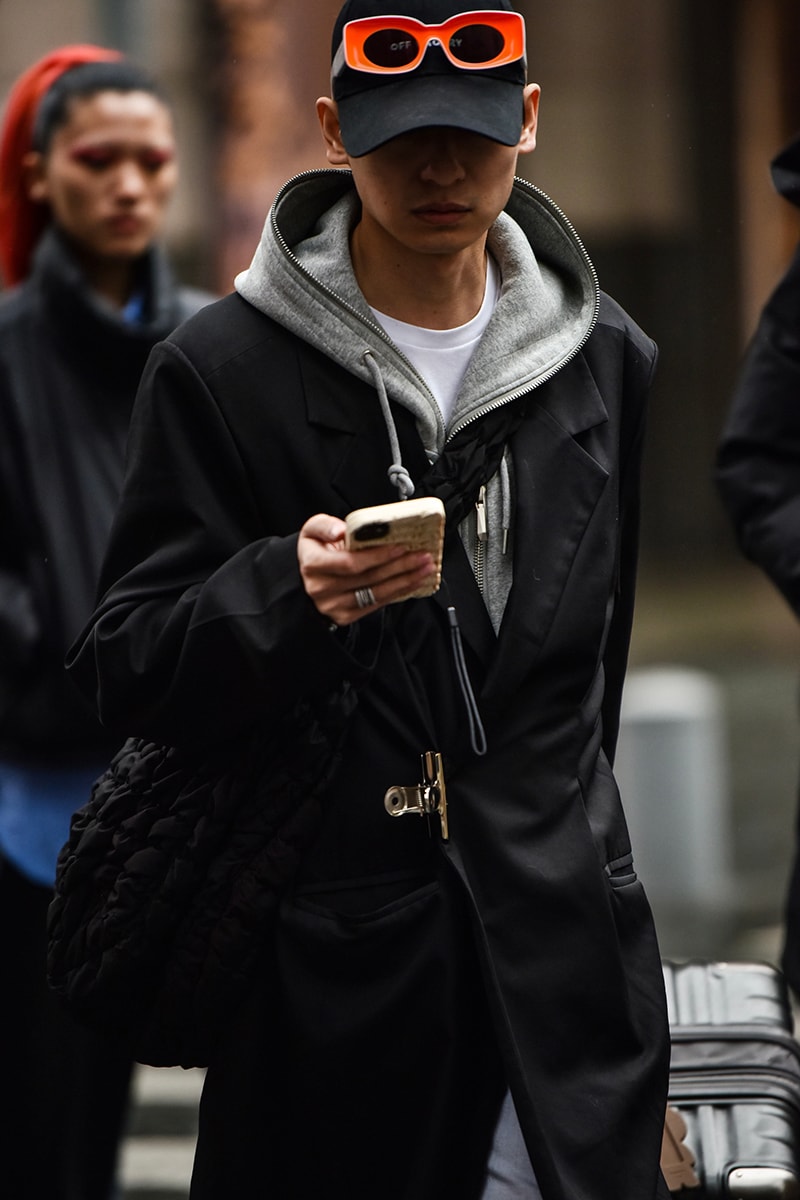Shanghai Fashion Week FW23 Street Style looks thom browne undercover luxury brands streetwear china fashion luxury