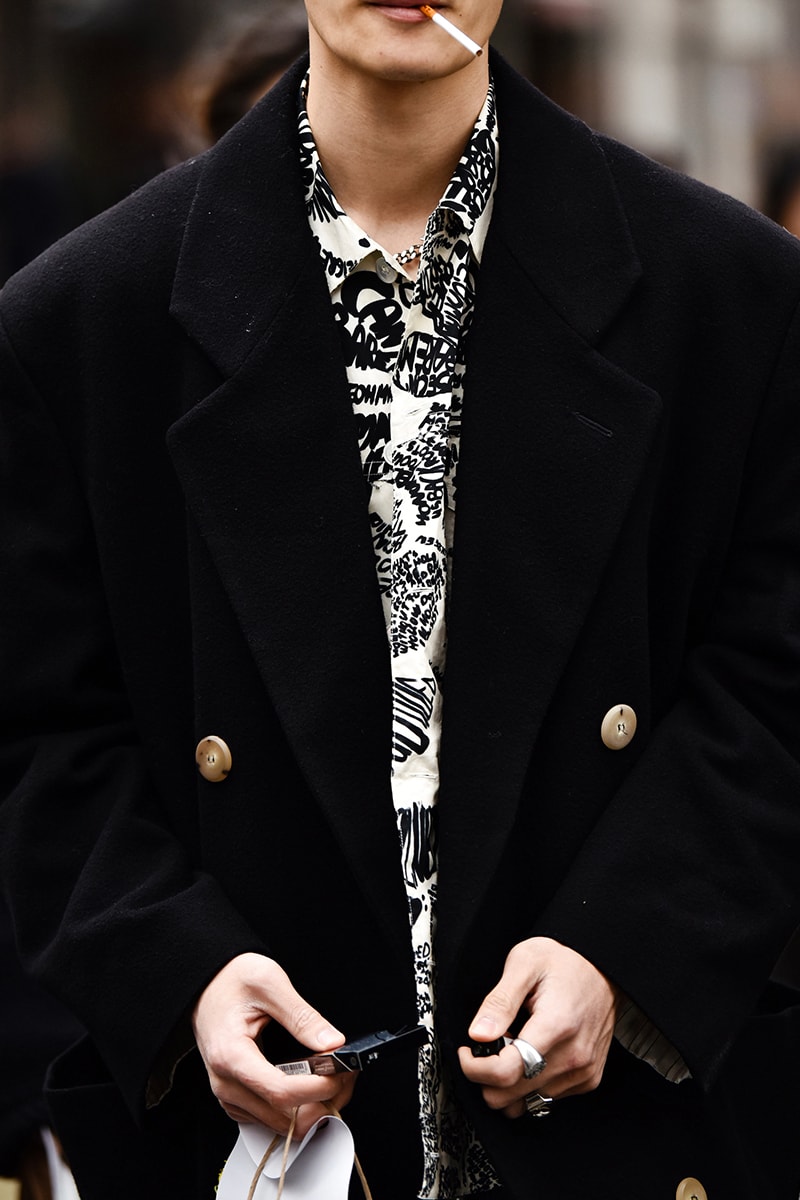 Shanghai Fashion Week FW23 Street Style looks thom browne undercover luxury brands streetwear china fashion luxury