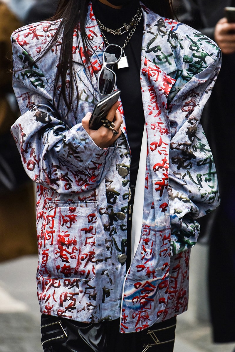 Shanghai Fashion Week FW23 Street Style looks thom browne undercover luxury brands streetwear china fashion luxury