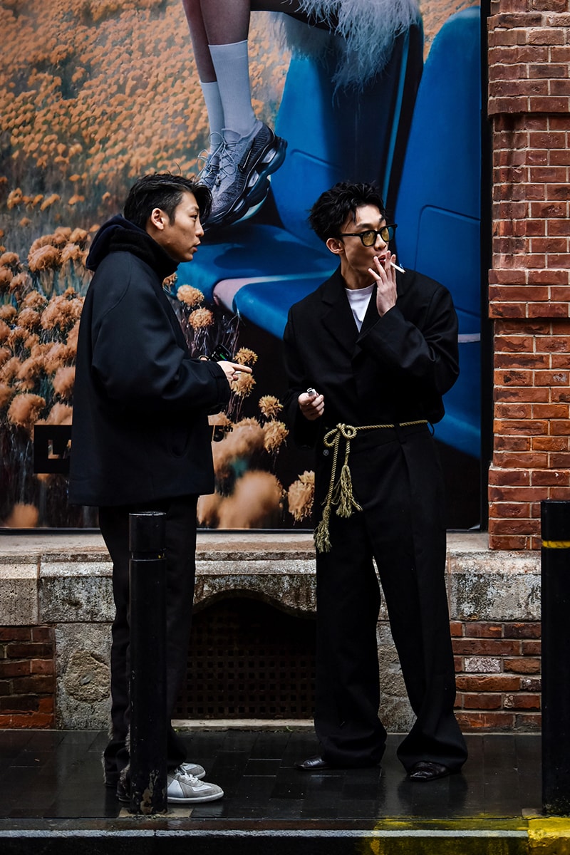Shanghai Fashion Week FW23 Street Style looks thom browne undercover luxury brands streetwear china fashion luxury