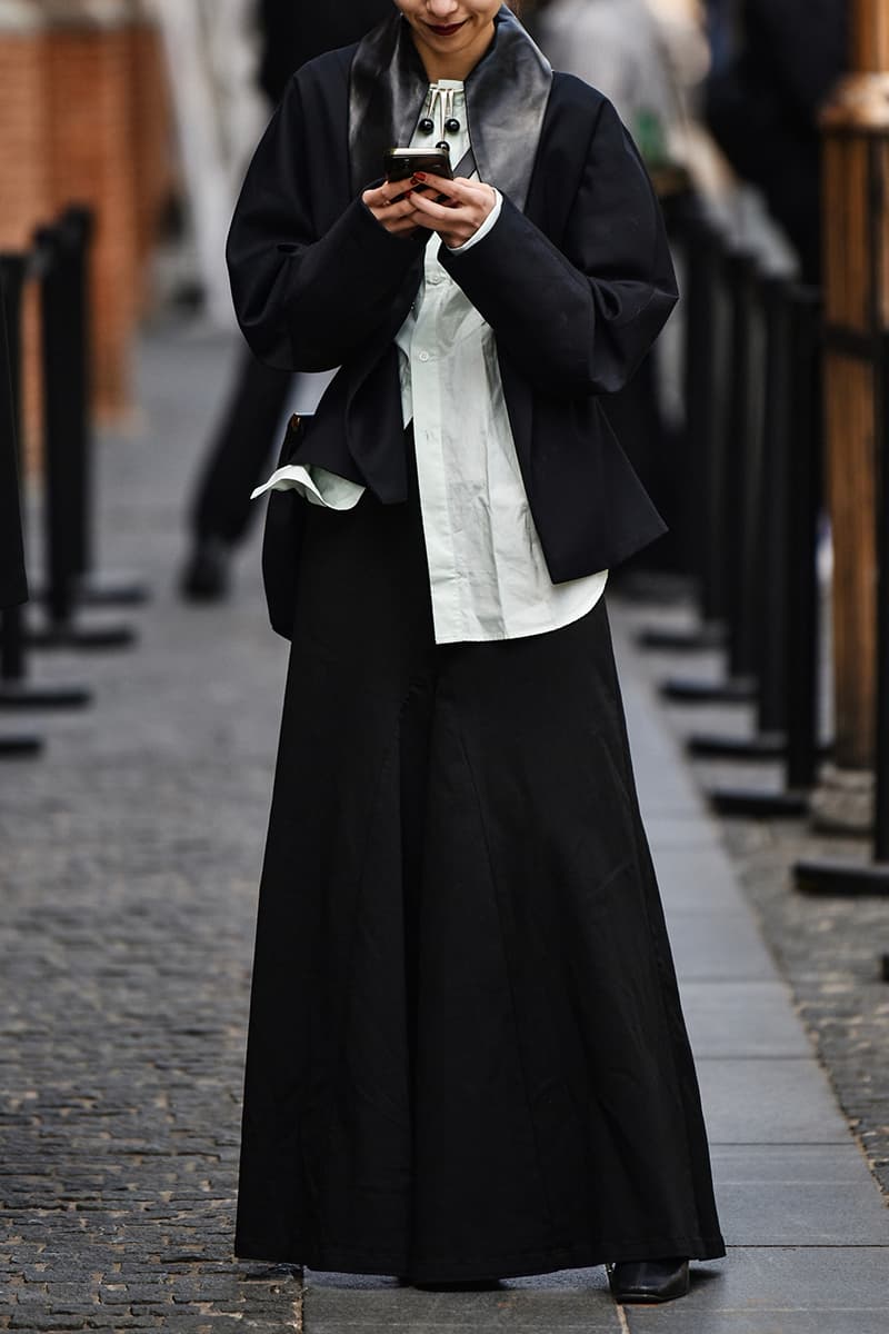 Shanghai Fashion Week FW23 Street Style looks thom browne undercover luxury brands streetwear china fashion luxury