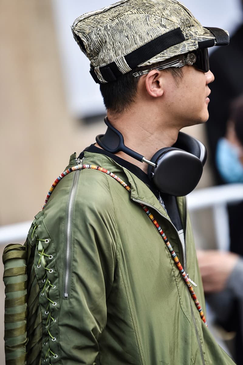 Shanghai Fashion Week FW23 Street Style looks thom browne undercover luxury brands streetwear china fashion luxury