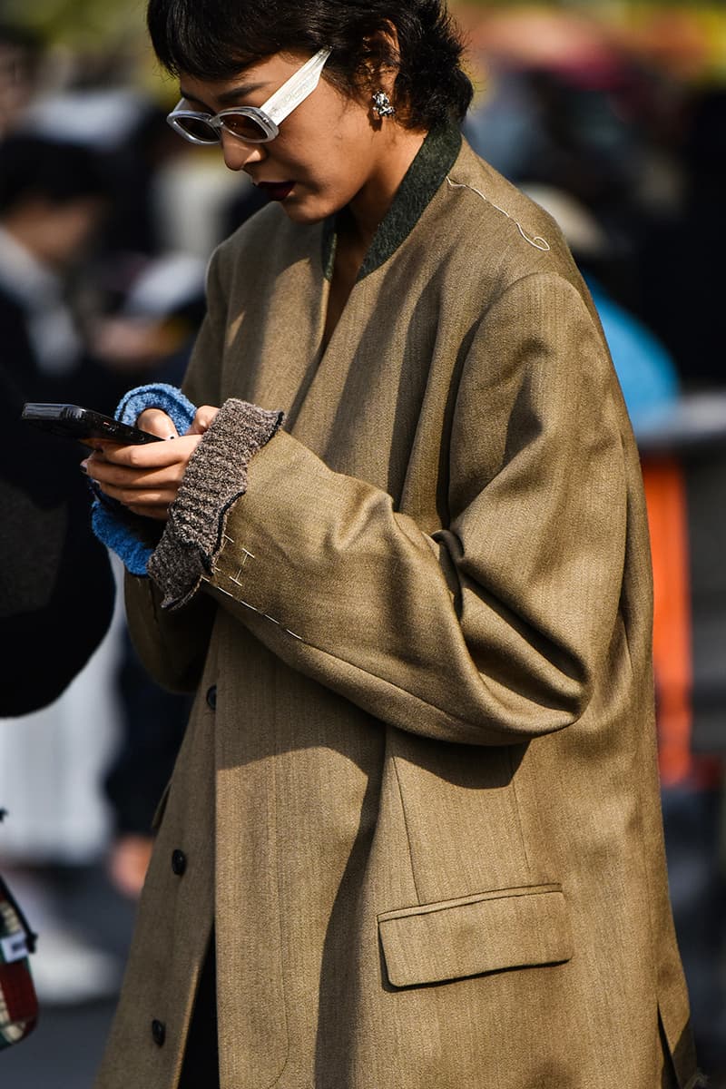 Shanghai Fashion Week FW23 Street Style looks thom browne undercover luxury brands streetwear china fashion luxury