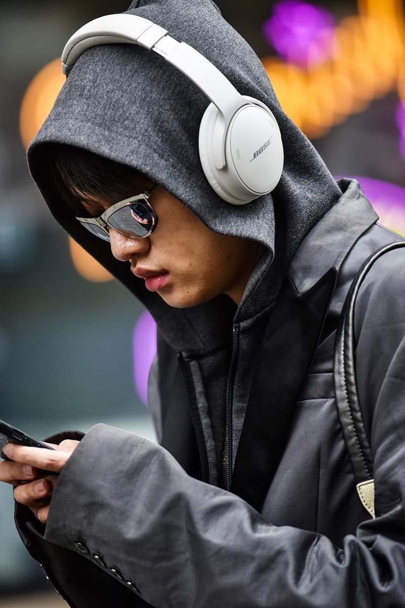 Shanghai Fashion Week FW23 Street Style looks thom browne undercover luxury brands streetwear china fashion luxury