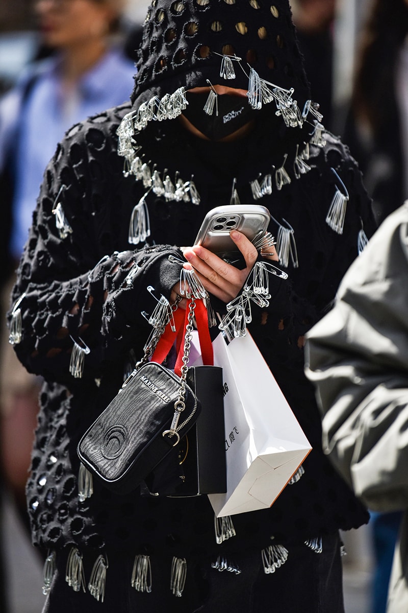 Shanghai Fashion Week FW23 Street Style looks thom browne undercover luxury brands streetwear china fashion luxury