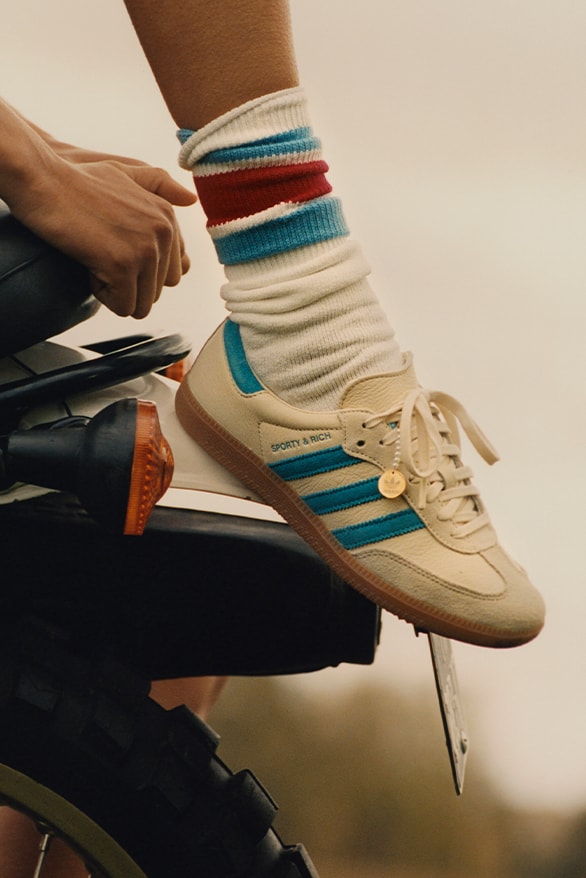 Sporty & Rich Adidas originals Collaboration release information details date samba sneakers footwear vintage menswear womenswear sportswear