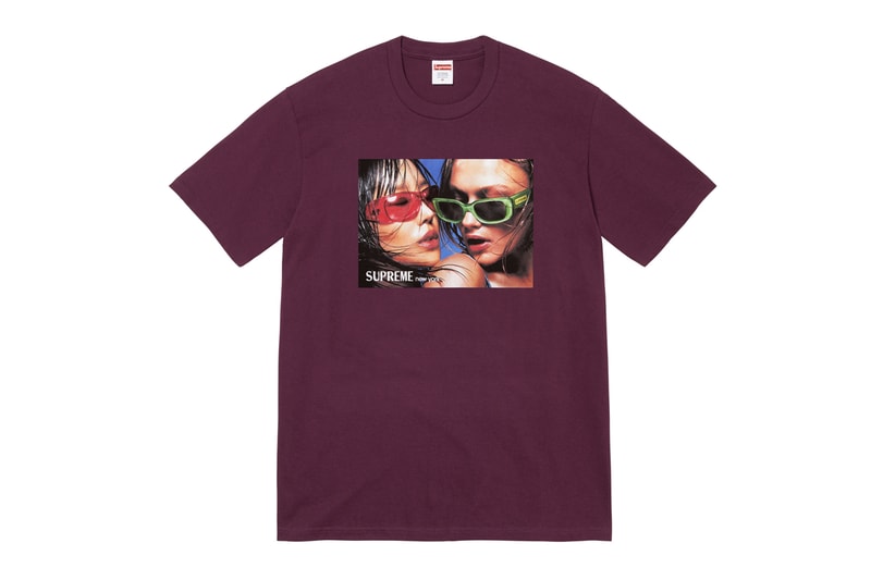 Supreme Supreme Banner Tee Magenta Size M, DS BRAND NEW