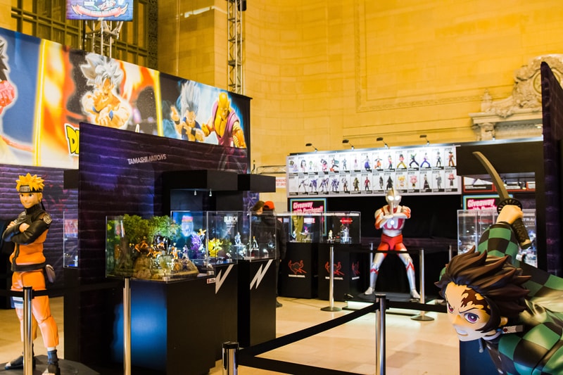 tamashii nations 15th anniversary bandi namco world tour new york city nyc pop ups grand central times square address info location