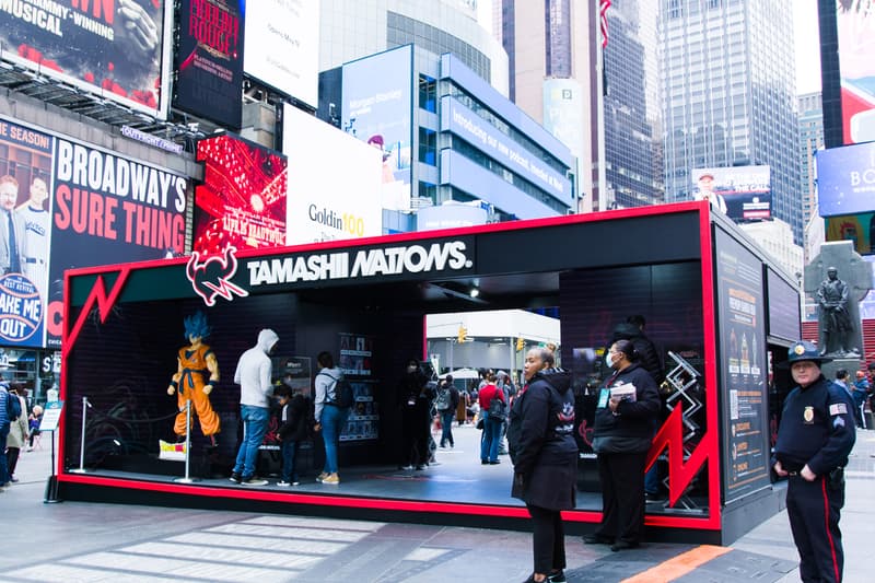 tamashii nations 15th anniversary bandi namco world tour new york city nyc pop ups grand central times square address info location 