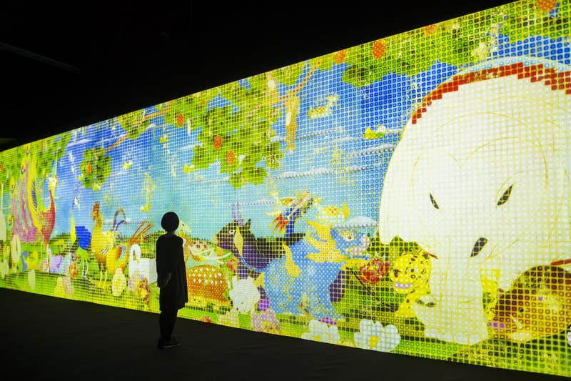 teamLab Presents Animal Kingdom Group Exhibition in Sweden nordic watercolor museum flower and corpse life survives nirvana proliferating immense life sunrise sunset info dates