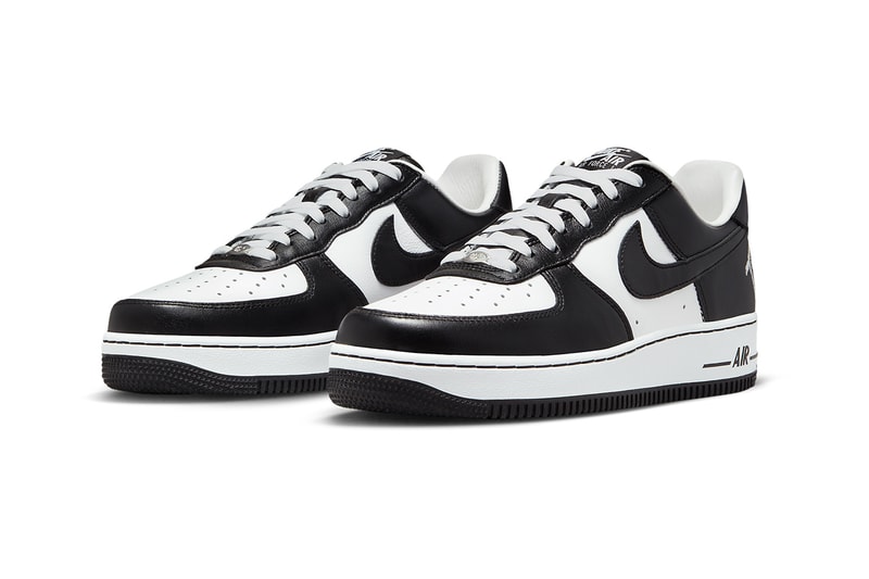 Nike Air Force 1 Low Black And White Officially Revealed