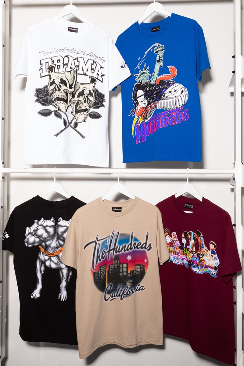 The Hundreds Drops 20th Anniversary Graphic T-Shirt Collection release info announcement los angeles la streetwear brand 