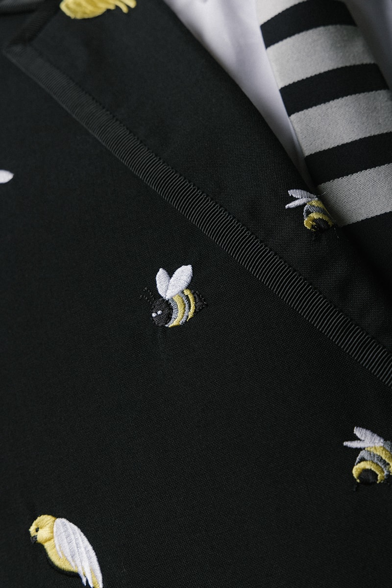 Thom Browne HBX Spring Drop Sunflower Backpack Birds and Bees Release Info