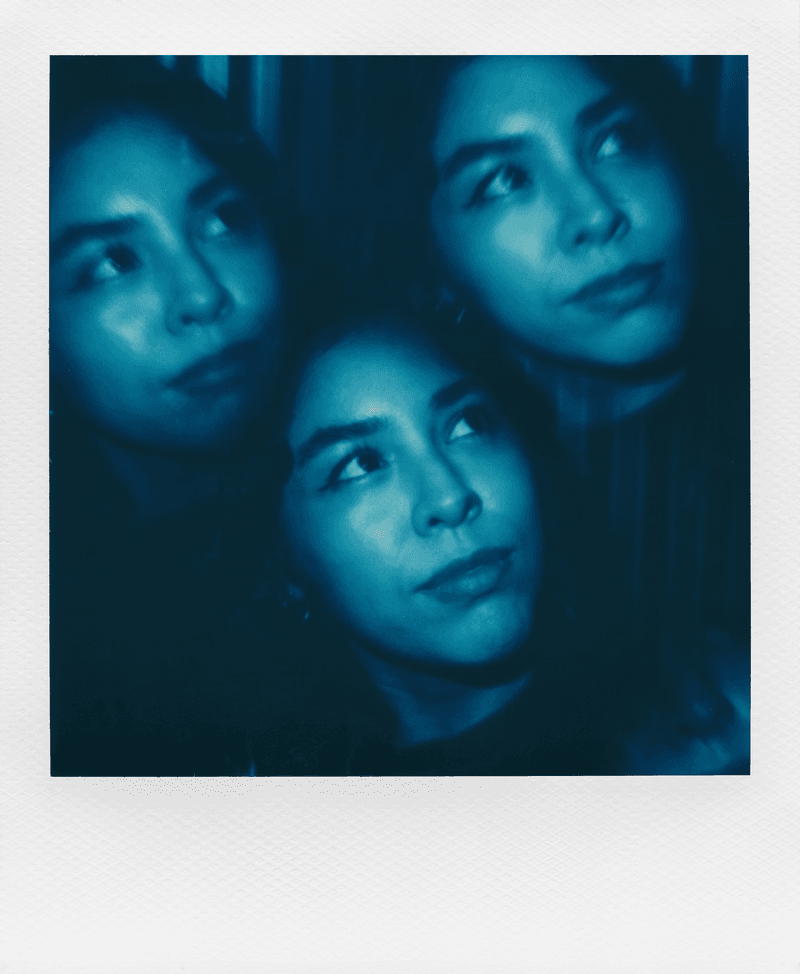 through the lens polaroid reclaimed blue 600 film Brian Slaghuis