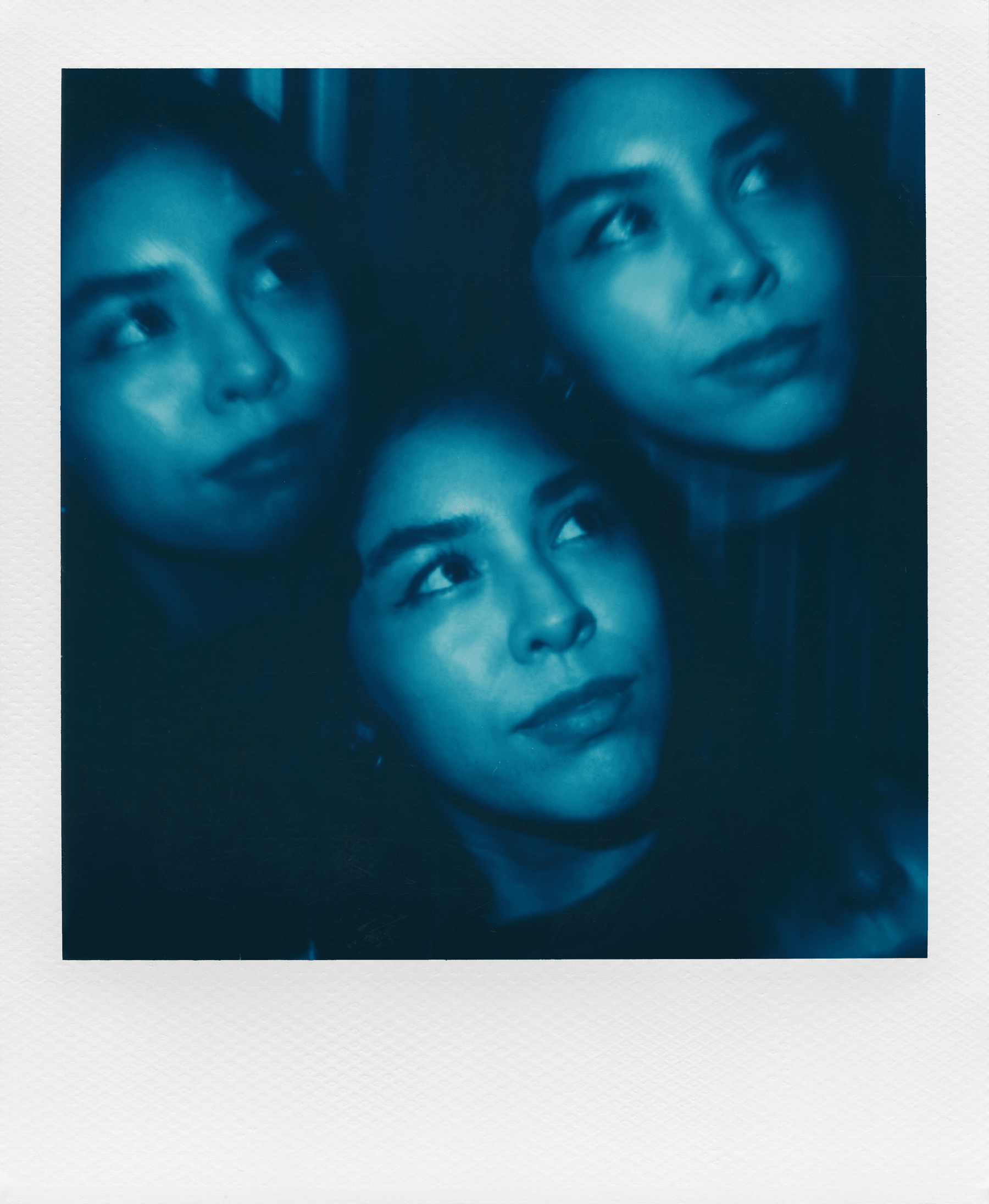 through the lens polaroid reclaimed blue 600 film Brian Slaghuis